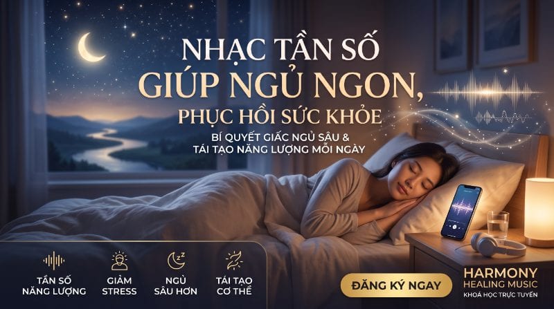 Nhạc Tần số giúp ngủ ngon, khỏe mạnh