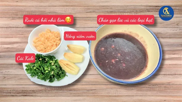 Cháo dinh dưỡng tự nấu tại nhà